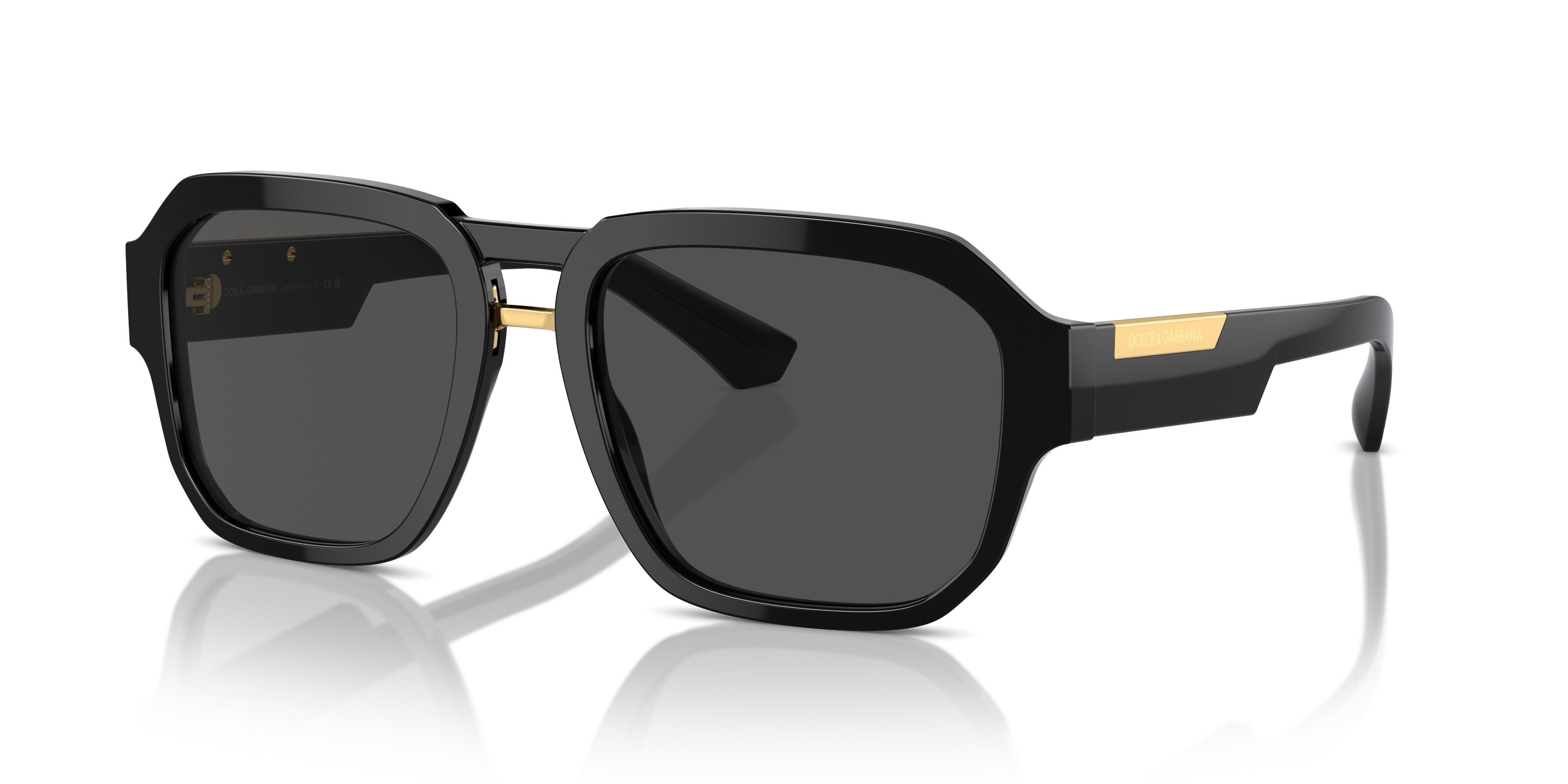 Dolce & Gabbana DG4464 (501/87) 56 | Erkek Siyah Güneş Gözlüğü